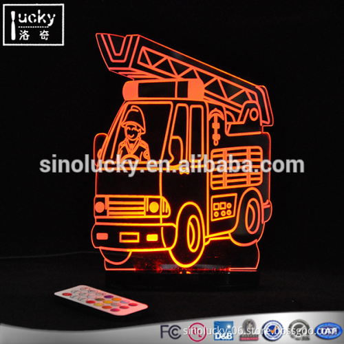 Fascinating and multiple shape choice programmable acrylic led light